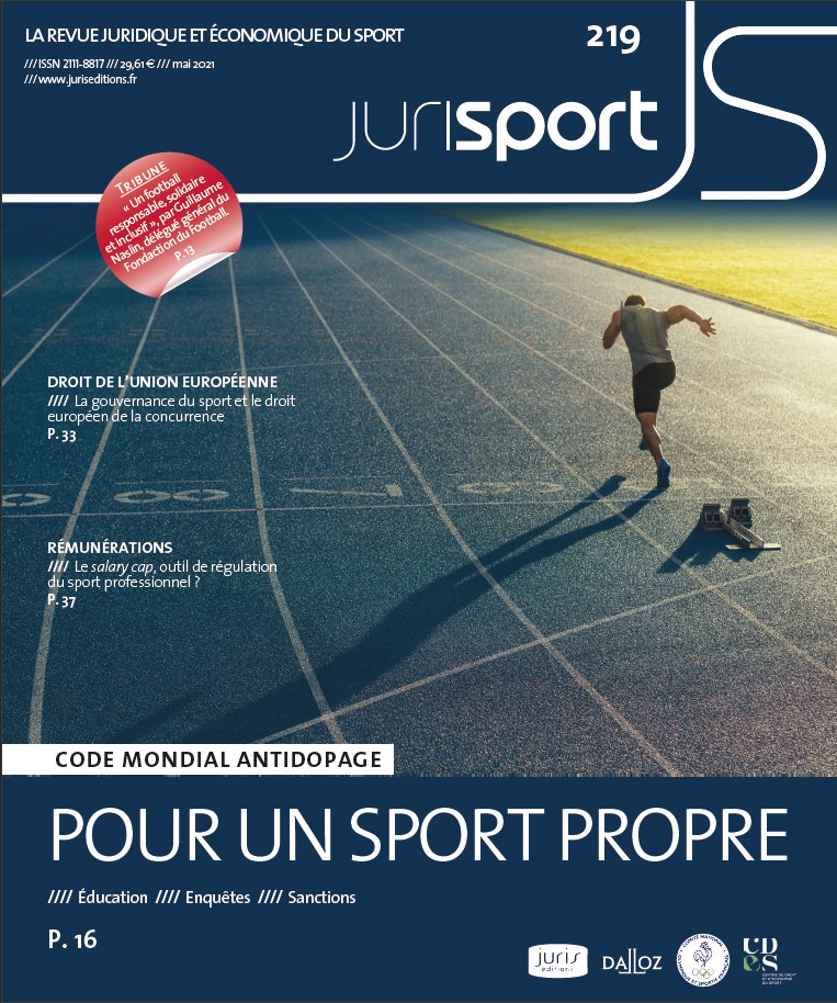 couverture Jurisport mai 2021