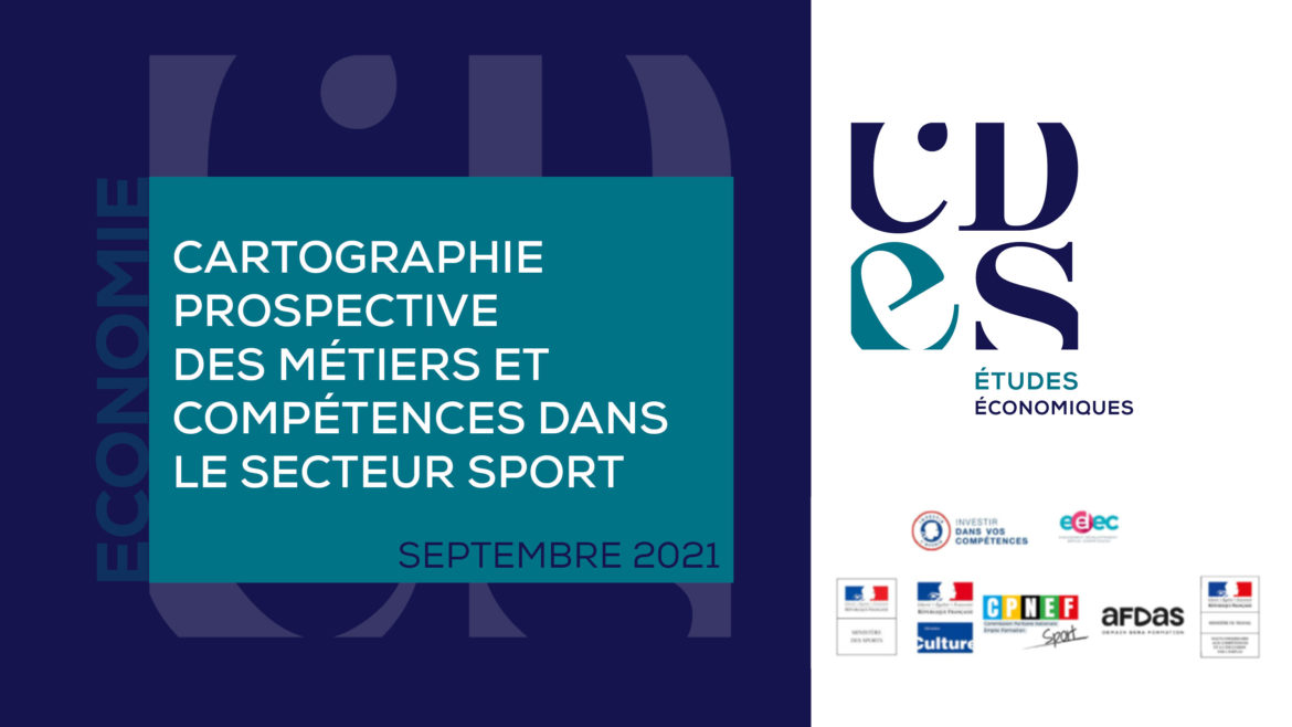 Visuel cartographie prospective des métiers dans le secteur sport