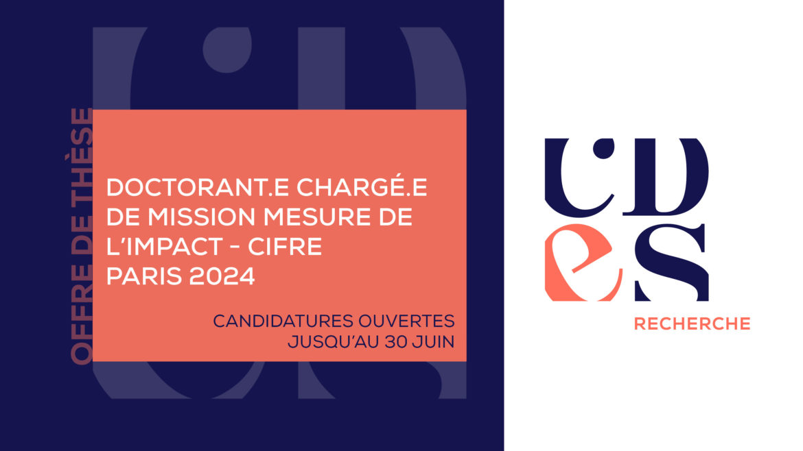 Visuel offre de thèse CIFRE – PARIS 2024